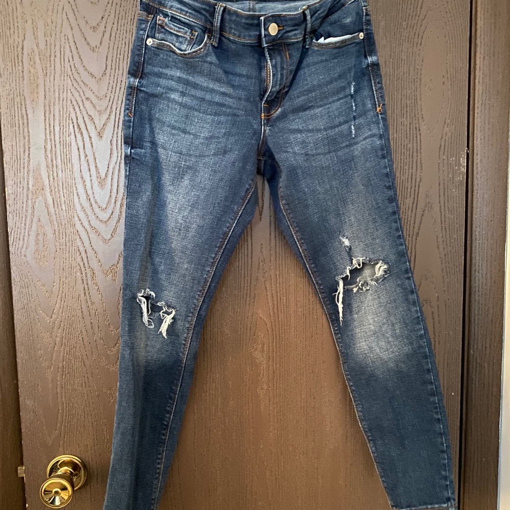 Old Navy Rockstar Distressed Skinny Jeans - 6P